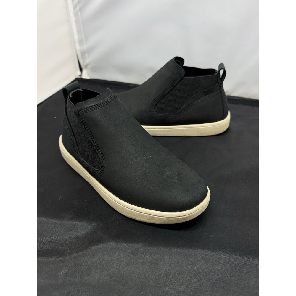 OluKai Pehuea Mid Leather Shoes Slip On Boots Black Waterproof Women’s 7